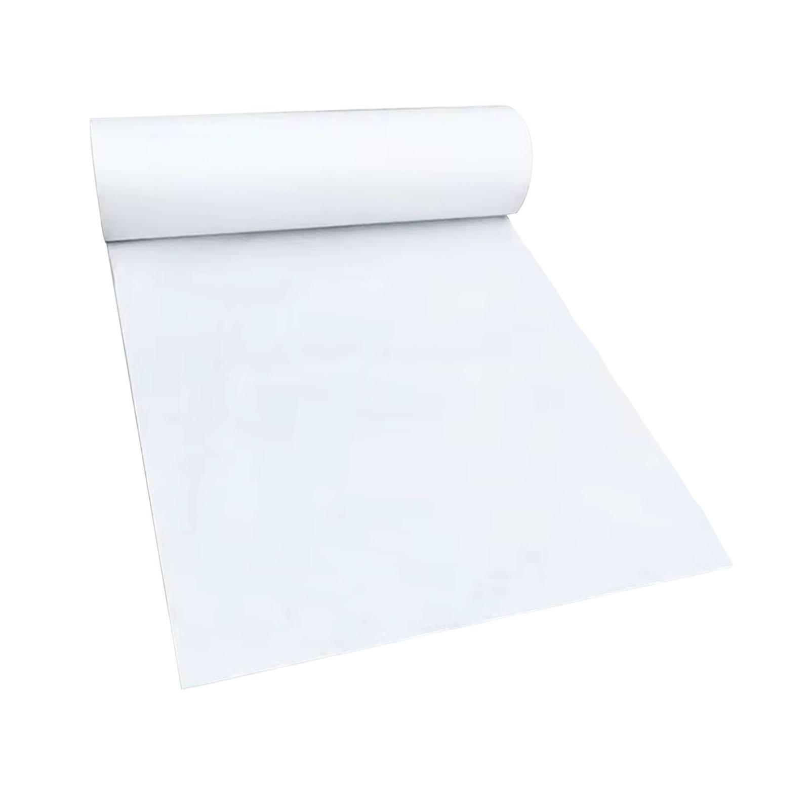 Aisle Runner White - Hochzeitsteppich Tragbarer Rutschfester 1M Breiter Bodenteppich