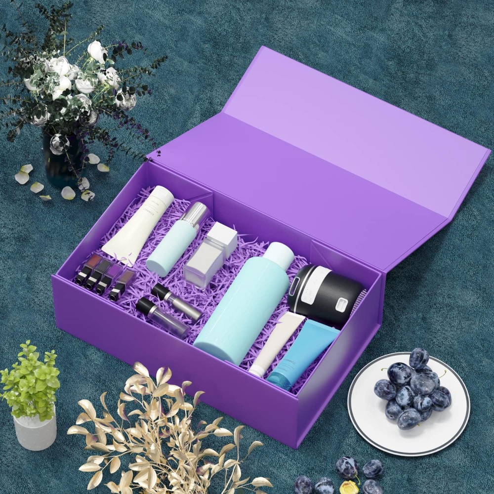 Wedding Packaging - Zusammenklappbare Geschenkbox mit Magnetverschluss für Geschenke,