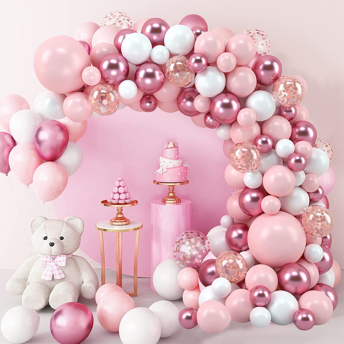 Rosa Macaron Luftballons Girla – Wedding Day Supply Kit Bewertung und Preis