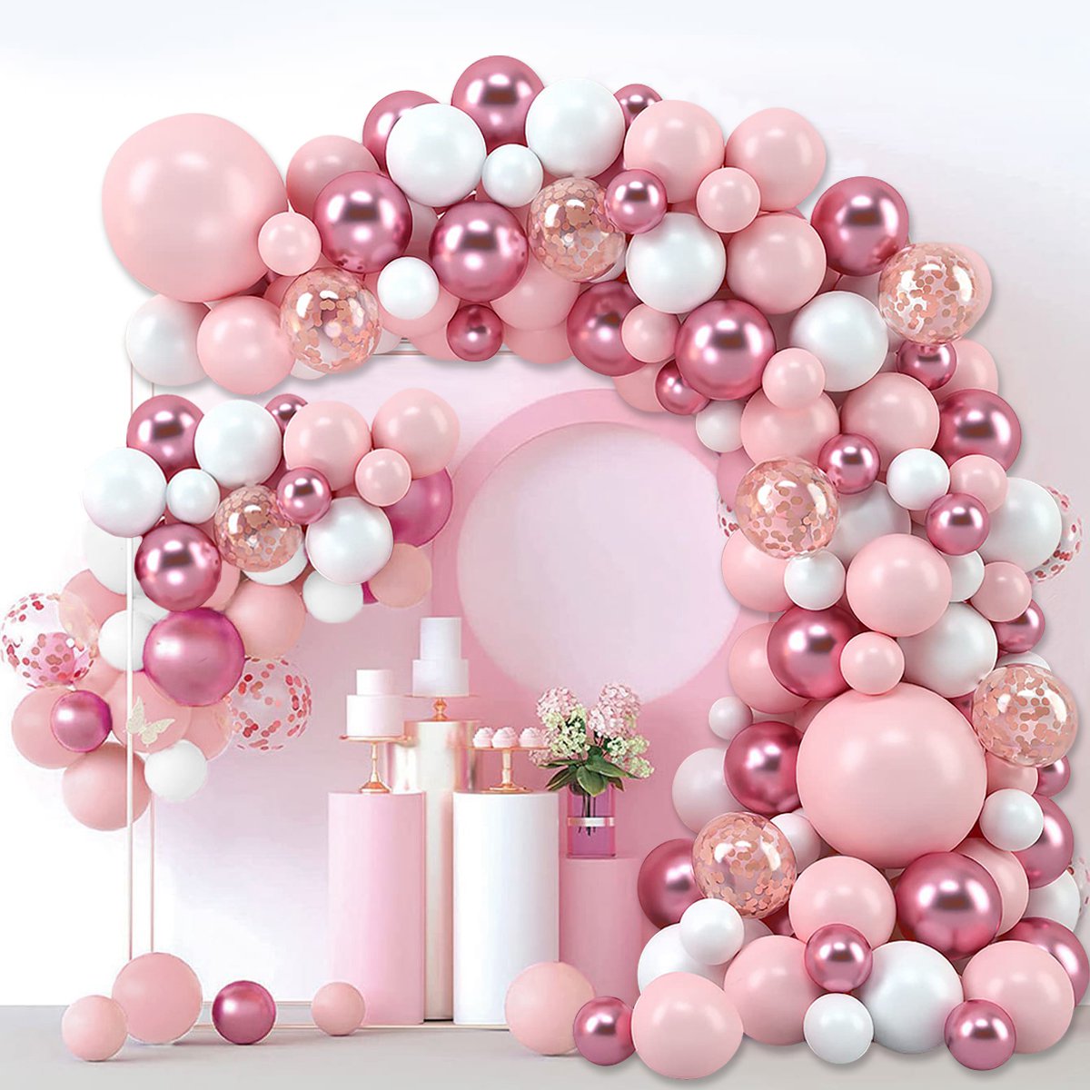Rosa Macaron Luftballons Girla – Wedding Day Supply Kit Bewertung und Preis