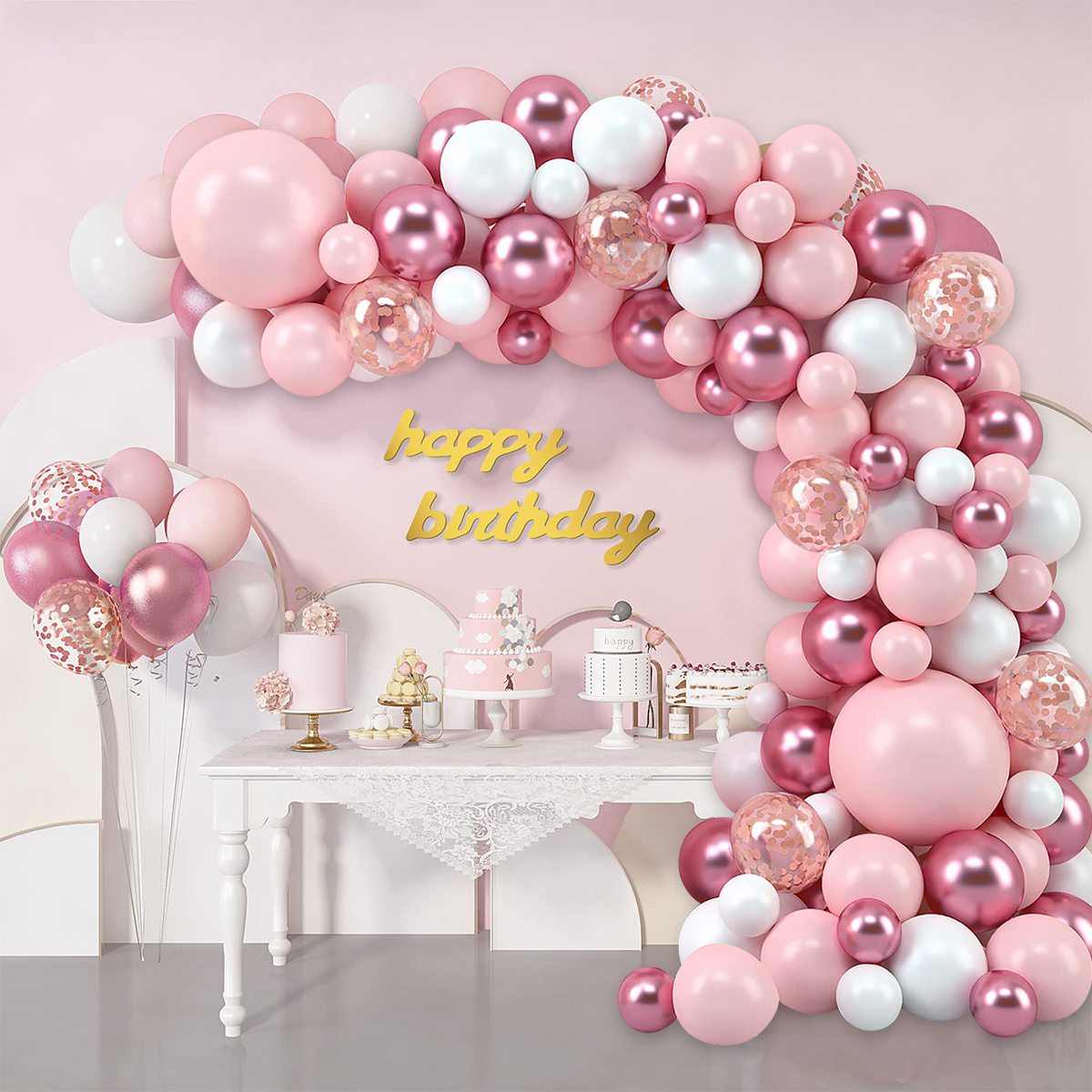 Rosa Macaron Luftballons Girla – Wedding Day Supply Kit Bewertung und Preis
