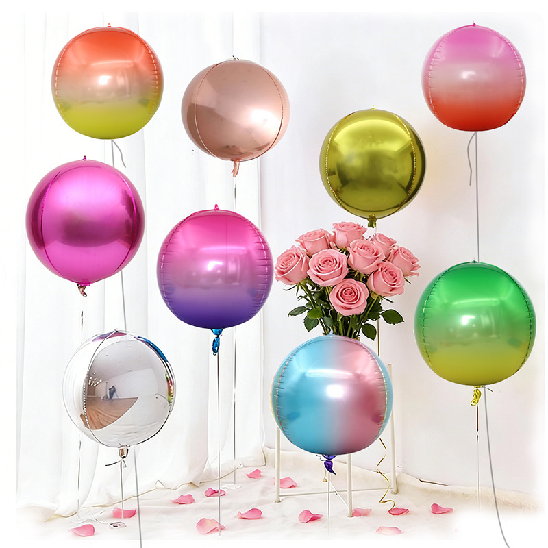 5 Stück 10 18 22 Zoll 4D Runde – Wedding/Event Supply Store Bewertung und Preis