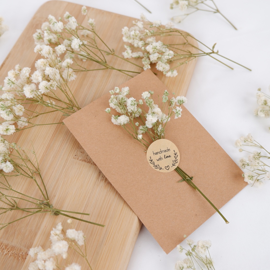 Getrocknete Blumen, weiße Mini – Flower Girl Basket Bewertung und Preis