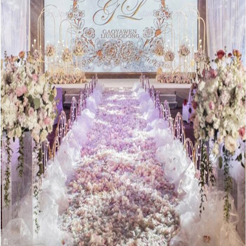 Elegante Weiße Hochzeitsdekora – Aisle Runner White Bewertung und Preis