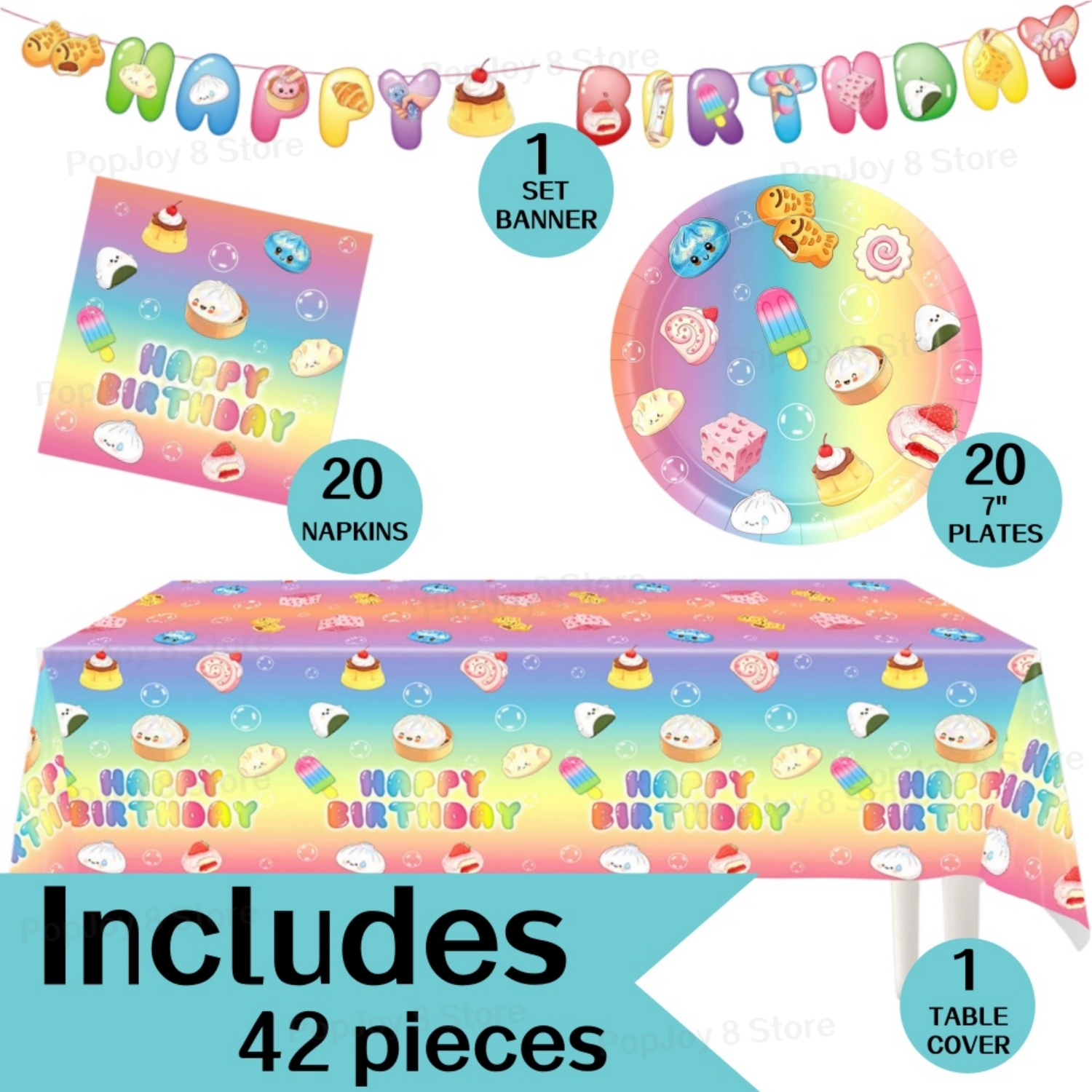 Buntes Dumpling-Geburtstags-De – Wedding Day Supply Kit Bewertung und Preis