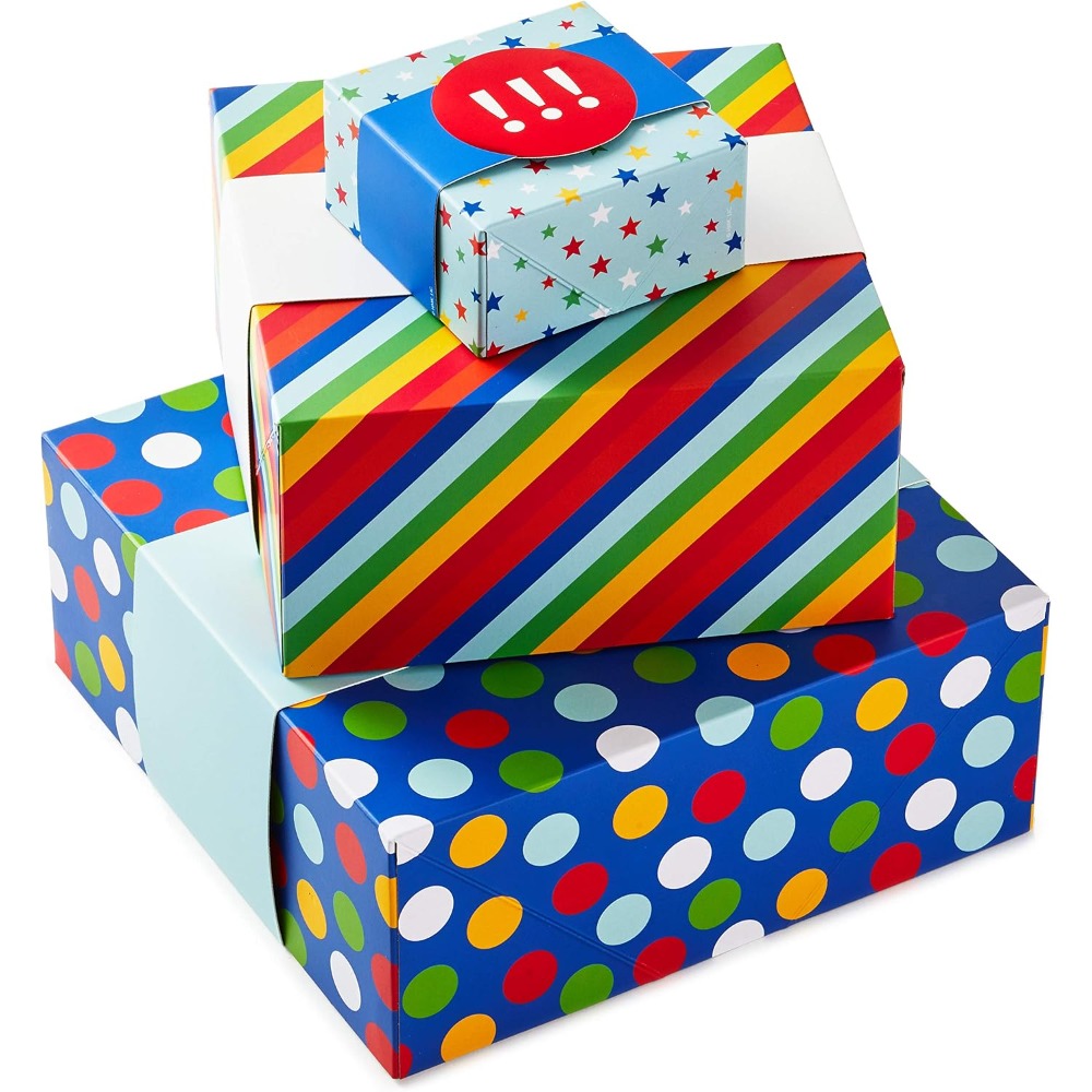 Bunte Geschenkboxen in Verschi – Wedding Packaging Bewertung und Preis