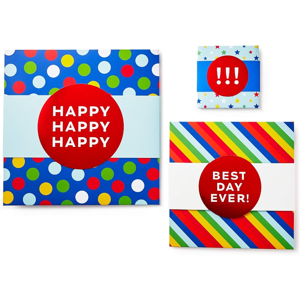 Bunte Geschenkboxen in Verschi – Wedding Packaging Bewertung und Preis
