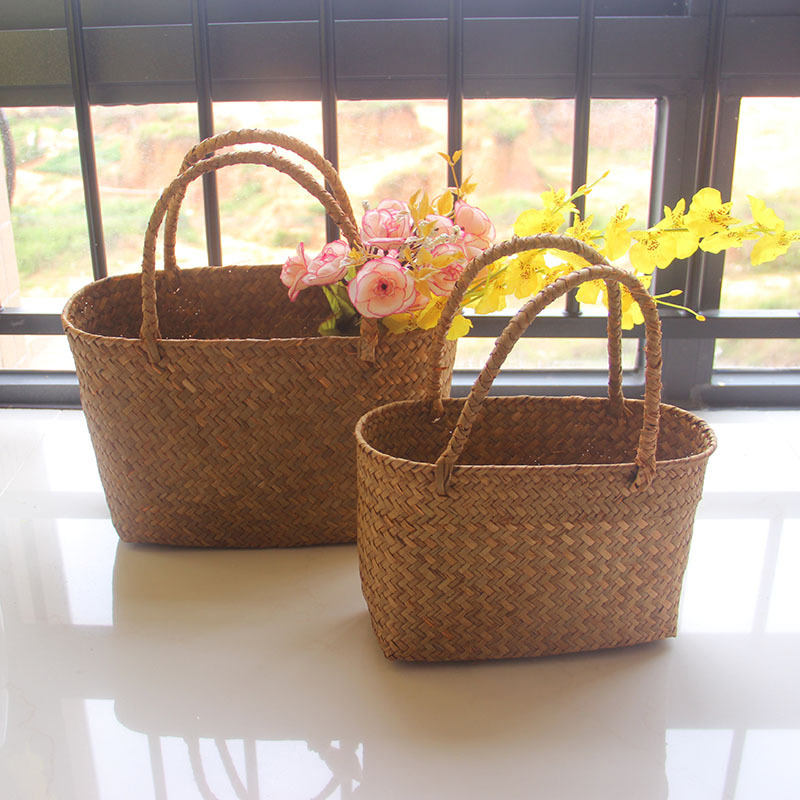 Algen Woven Korb Blume Korb Ga – Flower Girl Basket Bewertung und Preis