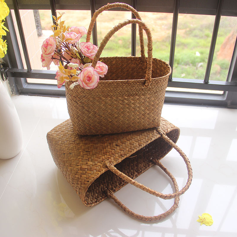 Algen Woven Korb Blume Korb Ga – Flower Girl Basket Bewertung und Preis