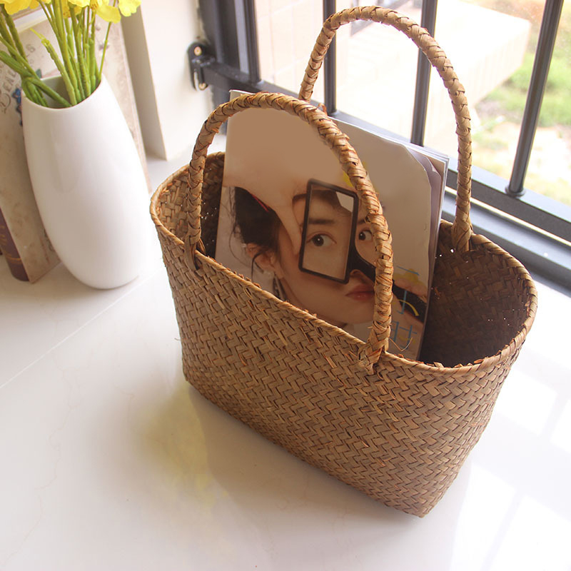 Algen Woven Korb Blume Korb Ga – Flower Girl Basket Bewertung und Preis