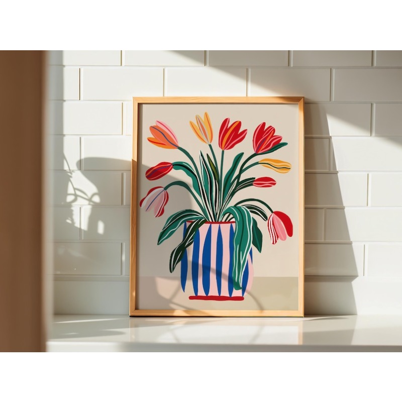 2 Stück Tulpenblumen-Leinwand- – Flower Girl Basket Bewertung und Preis