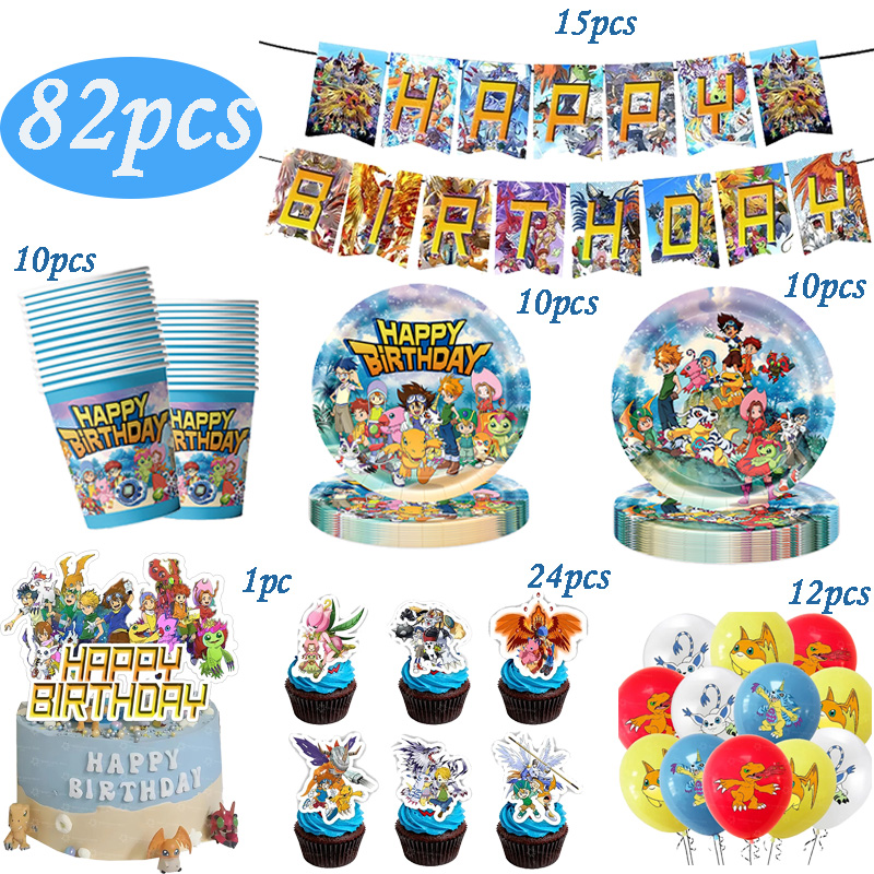 Digimon-Themen Geburtstagspart – Wedding Day Supply Kit Bewertung und Preis
